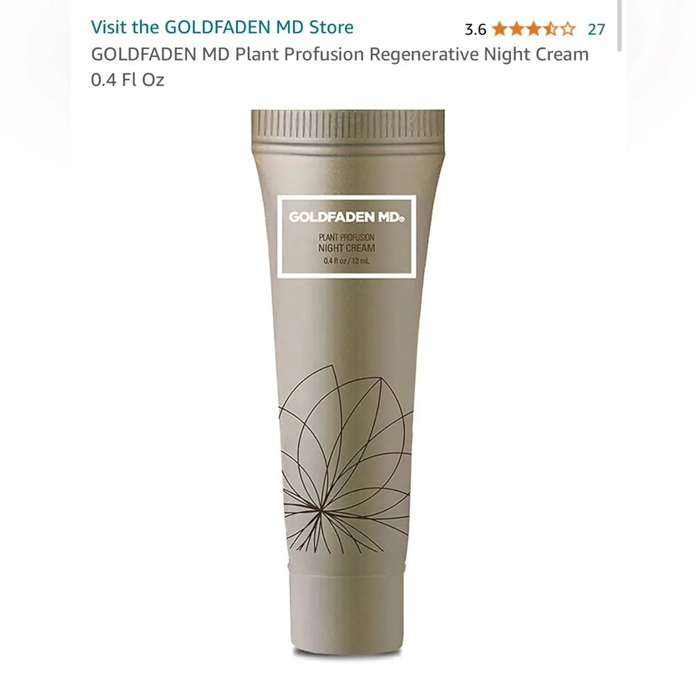 Goldfaden MD Night Cream 🌿🆕🌿 Plant Profusion Night Cream 12ml $29 value